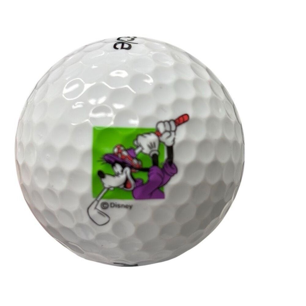 Disney Goofy Logo Pinnacle Gold LS Golf Ball